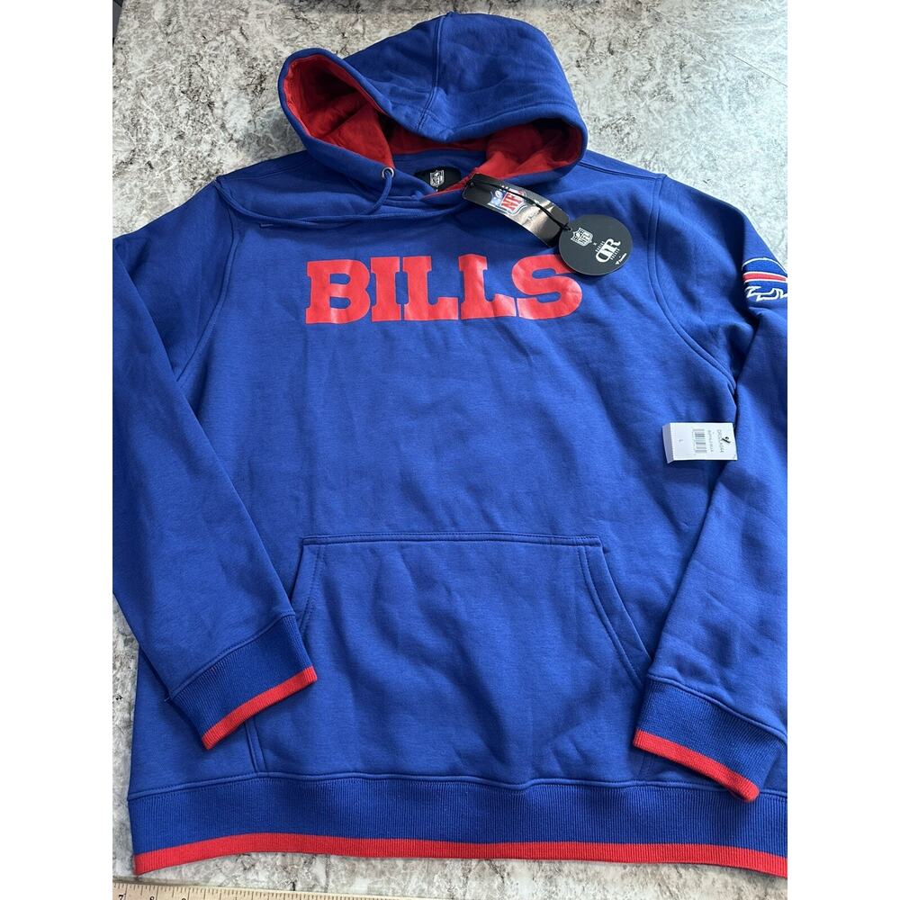 NWT Men’s Darius Rucker X Fanatics Buffalo Bills Hoodie Large Blue Sweatshirt